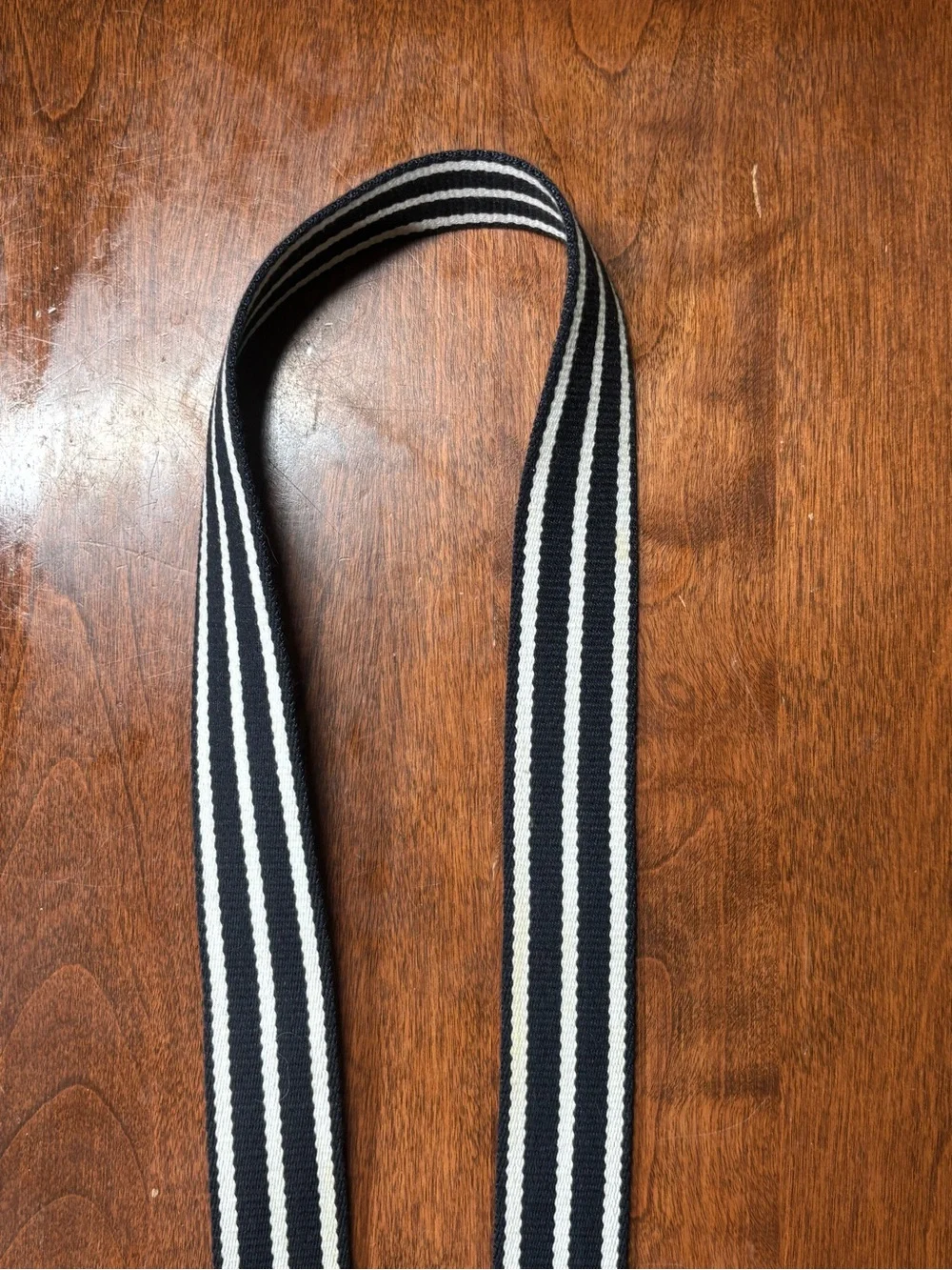 Classic Striped Canvas Web Belt for Men